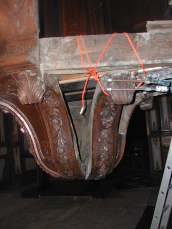 De kuip tijdens restauratie